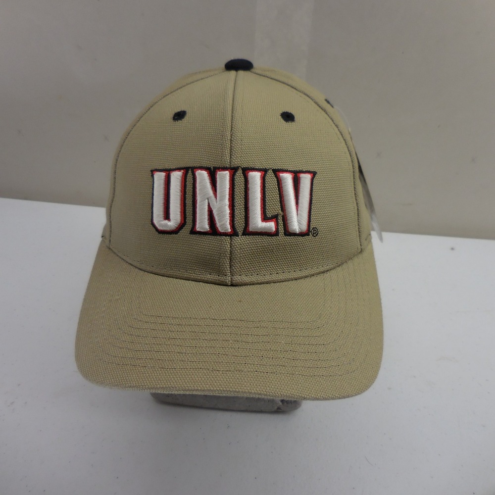 Colosseum UNLV Rebels Hat Khaki Tan Adjustable Strapback Hey Reb Mascot NWT